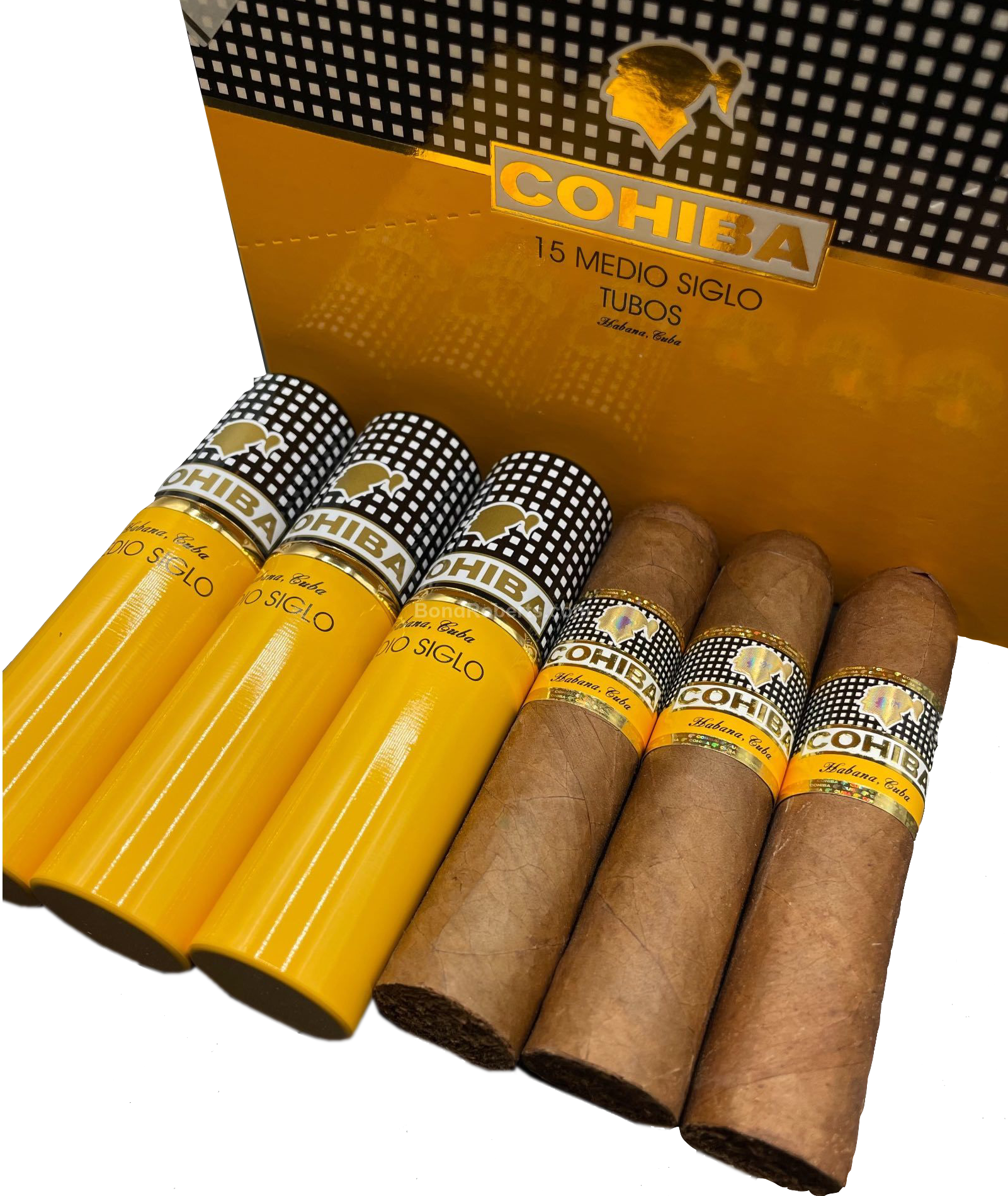 COHIBA MEDIO SIGLO A/T 15 Cigars (5 packs of 3 Cigars)