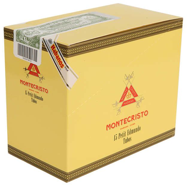 MONTECRISTO PETIT EDMUNDO A/T 15 Cigars (5 packs of 3 Cigars)