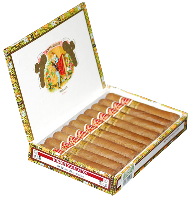 ROMEO Y JULIETA WIDE CHURCHILLS 10 Cigars